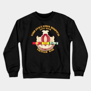 93rd Evacuation Hospital - Vietnam War w SVC Ribbons Crewneck Sweatshirt